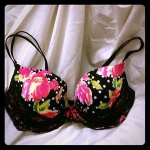Victoria's Secret Very Sexy Push Up 34DD Floral